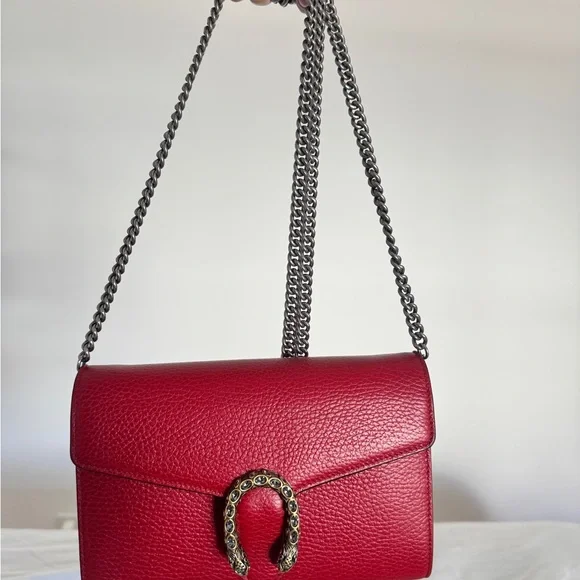 Gucci Calfskin Garden Dionysus Chain Wallet - Picture 2 of 15